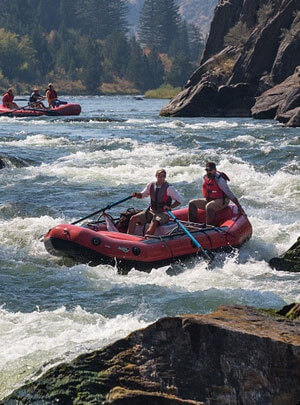 Rafting en rápidos