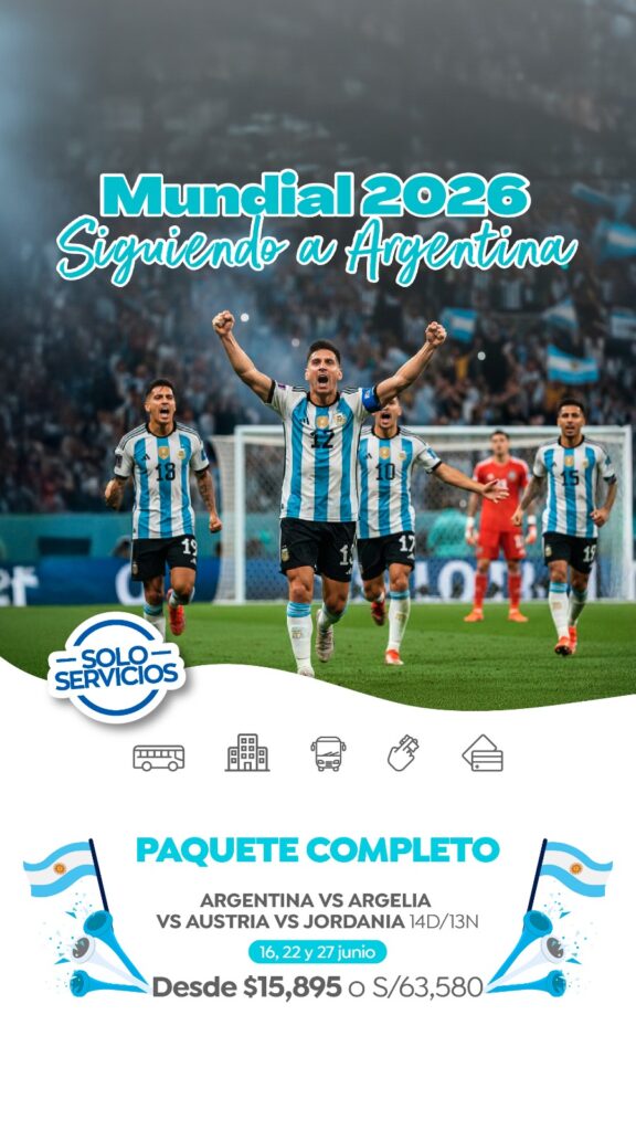 No dejes de disfrutar el mundial de futbol 2026 y viaja con los mejores precios a ver el ultimo mundial de Messi y Cristiano Ronaldo