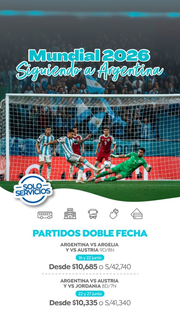 No dejes de disfrutar el mundial de futbol 2026 y viaja con los mejores precios a ver el ultimo mundial de Messi y Cristiano Ronaldo