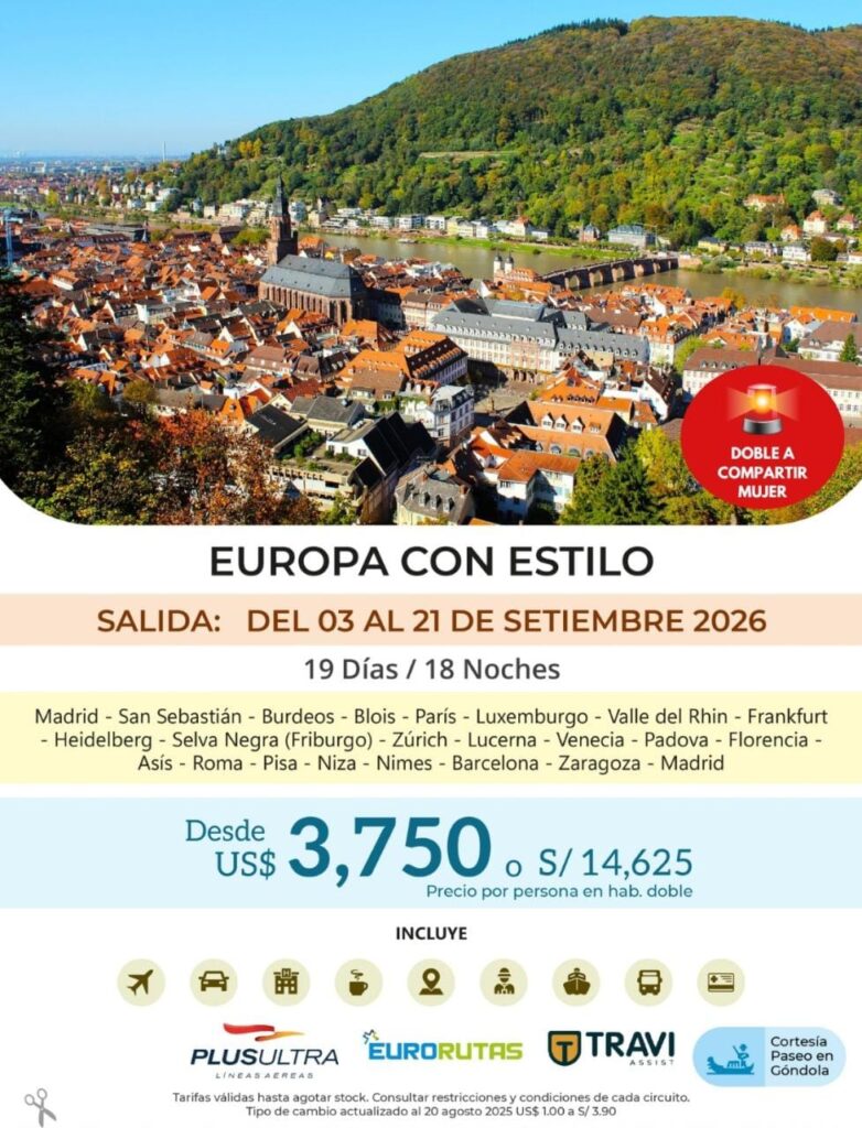 VIAJA ESTE 2026 POR EUROPA